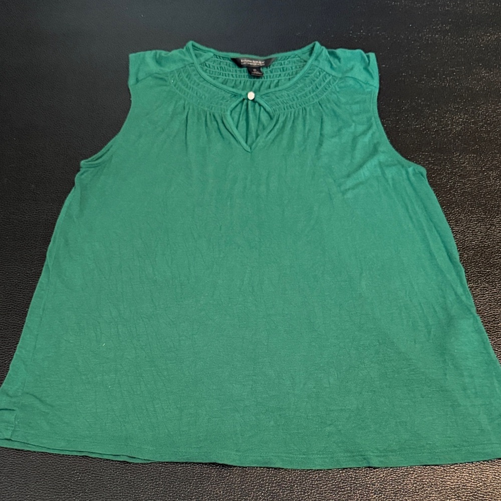 Banana Republic Teal Sleeveless Blouse